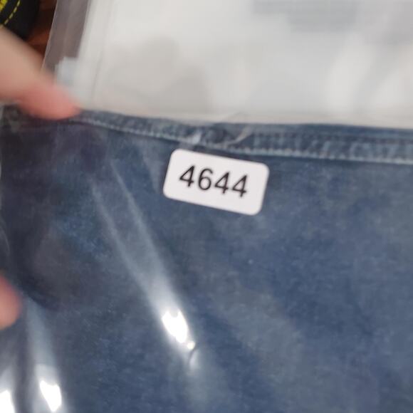 Lee Denim Skirt Womens 8 Blue Button Front A-Line Midi Stretch 5 Pocket Cowgirl - Picture 9 of 9